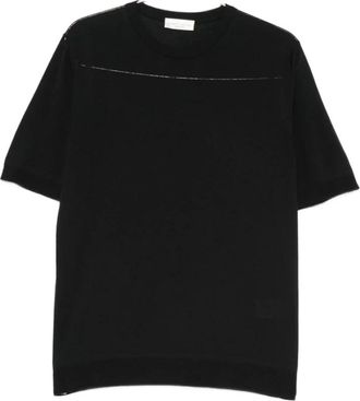 Roberto Collina T-shirt - Heren - T-shirts - Zwart - 5XL - Tops