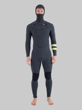Hurley Hurley Plus 5/3 Hood Muta nero