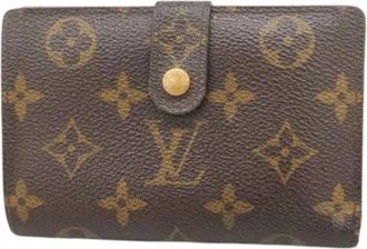 Louis Vuitton Pre-owned Wallets, female, Brown, Size: ONE SIZE Pre-owned Viennois Wallet