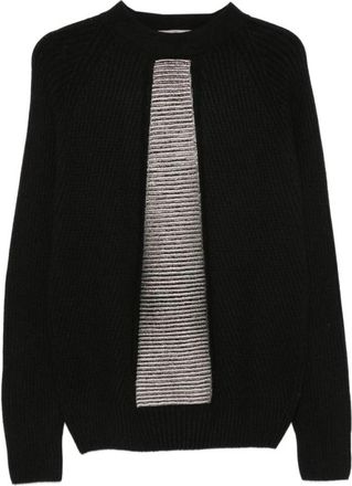D.exterior Trui met ronde hals - Dames - Ronde hals truien - Zwart - XL - Truien & Vesten
