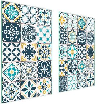 OEM Placa Protectora De Vidrio Para Estufa 75x52 Mosaico