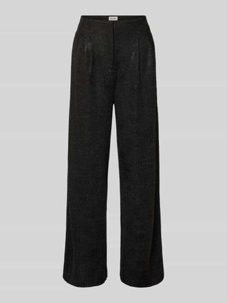 Ichi Stoffhose mit Ges&auml;&szlig;taschen Modell KATE in Black, Gr&ouml;&szlig;e XS