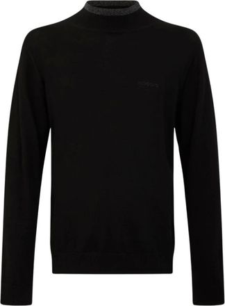 Iceberg Maglione a collo alto - - Knitwear - Uomo - Nero - L