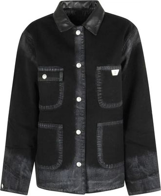 Misbhv Marfa Twill Werkjas - Dames - Spijkerjassen - Zwart - XS - Katoen - Jassen