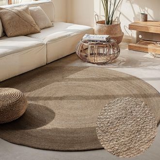 Hanse Home Teppich »Rangpur Juteteppich« rund 10 mm Höhe Handgewebt, 100% Jute, Natur, Wohnzimmer, Flur, Boho, Skandi