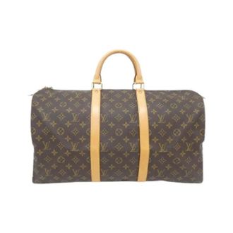 Louis Vuitton Vintage Weekend Bags, unisex, Brown, ONE SIZE, Pre-owned Weekend Bag