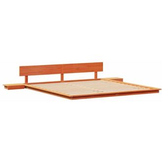 vidaXL Estructura De Cama Marr&oacute;n 200 X 200 Cm Madera Vidaxl