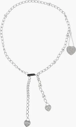 Dsquared2 Chain Belt with Heart-Shaped Pendant Dsquared2