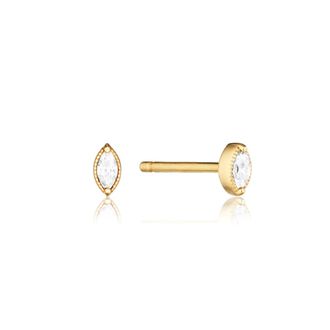 Lily & Roo Gold Tiny Teardrop Stud Earrings