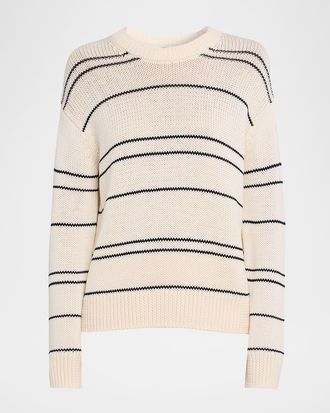 Vince Stripe Crewneck Sweater