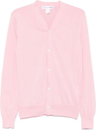 Comme Des Garçons V-Neck Cardigan - Mens - Polyester/Cotton