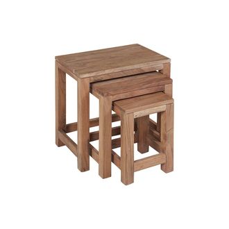 Novit&agrave; Home Wooden coffee table - set 1/3