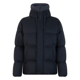 Herno Gewatteerde Jas - Heren - Winterjassen - Blauw - 2XL - Wol - Jassen