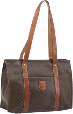Celine Pre-owned Vintage Tote Bag - Dames - Vintage Shopper - Bruin - ONE Size - Leer - Vintage
