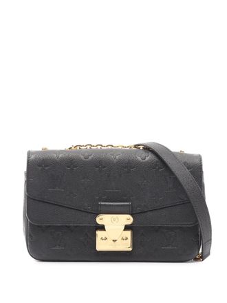 Louis Vuitton Borsa a tracolla Marceau in pelle Empreinte con monogramma 2021-2025 - Nero