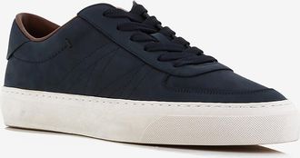 Moncler Niedrige Nubukleder-Schnürsneakers Monclub