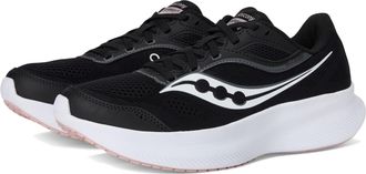 Saucony Womens Cohesion 18 Sneaker, Black/Cameo, 7.5 UK