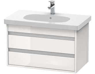 Duravit Ketho Neceser De Pared 6647, 2 Cajones, 800mm, Para - Duravit