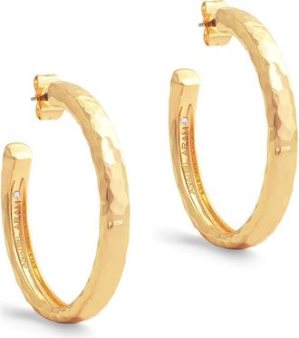 Anabel Aram Medium Farrier Hoop Earrings in Gold at Nordstrom