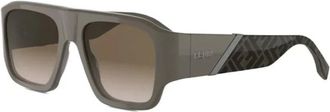 Fendi Sunglasses, male, Gray, Size: 54 MM 47F Sunglasses