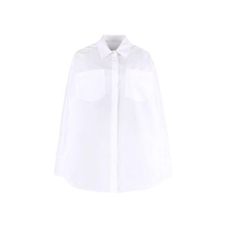 Valentino White Cotton Casual Womens Dress