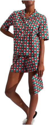 La DoubleJ Cozy Cotton Short Pyjama Set - Dames - Pyjama - Roze - XL - Katoen - Nachtkleding