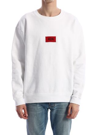 424 Sweatshirt Logo White