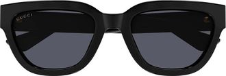 Gucci Sunglasses Gg1578 S 001 Black/Grey Women