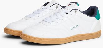 Tommy Hilfiger Womens Textured Skater Sneaker - Medium Green - US 7.5 / EU 38