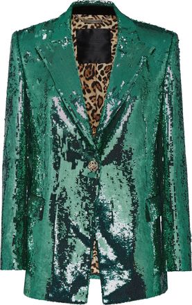 Philipp Plein Blazer Man Fit Paillettes