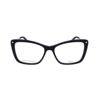 Carolina Herrera Ladies Black Rectangular Eyeglass Frames HER 0155