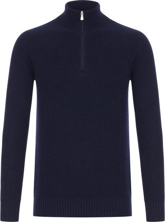 Nome WOOL TURTLENECK SWEATER WITH ZIP - Nome - Man