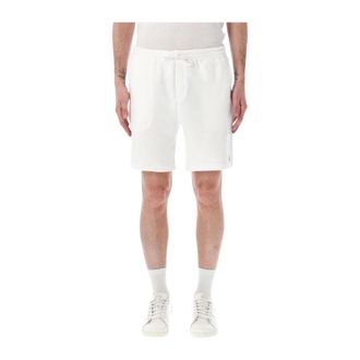 Polo Ralph Lauren Korte Broeken, Heren, Wit, S, Katoen, Cotton Terry Sweatshorts