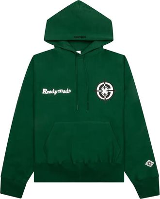 Readymade Felpa con cappuccio e logo bersaglio CLF - Verde