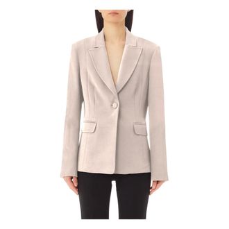 Liu Jo Blazers, female, Pink, XL, Slim 1-Button Jacket