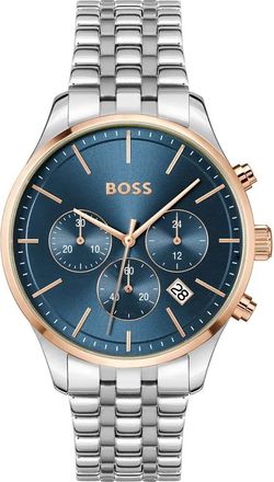 HUGO BOSS Horloge Avery Zilver