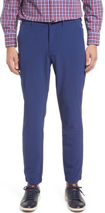 Mizzen+Main Helmsman Performance Slim Tapered Leg Pants in Navy at Nordstrom, Size 38 X 29