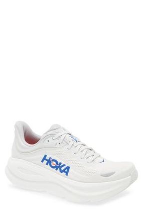 Hoka One One Bondi 9 Running Shoe in Cosmic Grey /Ultramarine at Nordstrom Rack, Size 10