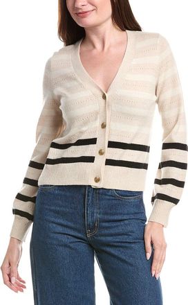 Isla Karla Stripe Cashmere Cardigan