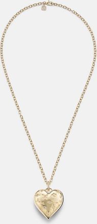 Sydney Evan Pendente Puffy Icon Heart in oro 14kt con diamanti