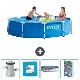 Intex Piscina Con Estructura Redonda - 305x76 Cm - 5-piezas Scb124