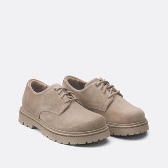 Birkenstock Highwood Lace Low derbys van su&egrave;de leer