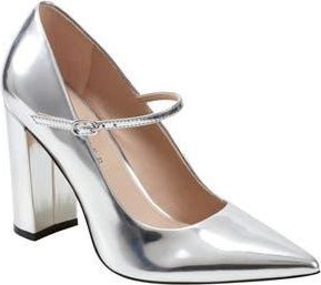 Marc Fisher Artie Pointed Toe Pump in Silver at Nordstrom Rack, Size 6.5