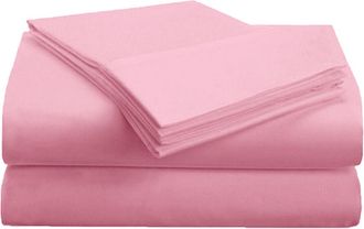 Superior Discontinued Superior Solid Wrinkle-Resistant Deep Pocket Soft Sateen Weave Microfiber Sheet Set
