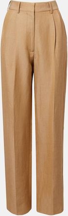Blaz&eacute; Milano Blaz&eacute; Milano Fox linen-blend straight pants