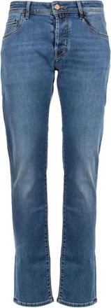 Jacob Cohen Heren, Jeans, Blauw, Maat: W38 Denim