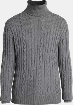 Moncler Men & apos;s Wool Cable Knit Turtleneck Sweater