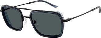 Emporio Armani Ea 2162 Zonnebrillen - Heren - Zonnebrillen - Zwart - 54 MM - Accessoires
