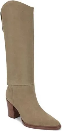 Franco Sarto Jasmine Block Heel Boot in Khaki Green at Nordstrom Rack, Size 5.5