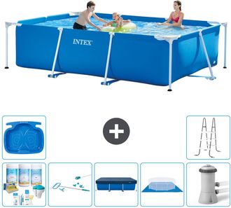 Intex Piscina Con Estructura Rectangular - 300x200x75 Cm - 7-piezas S20050
